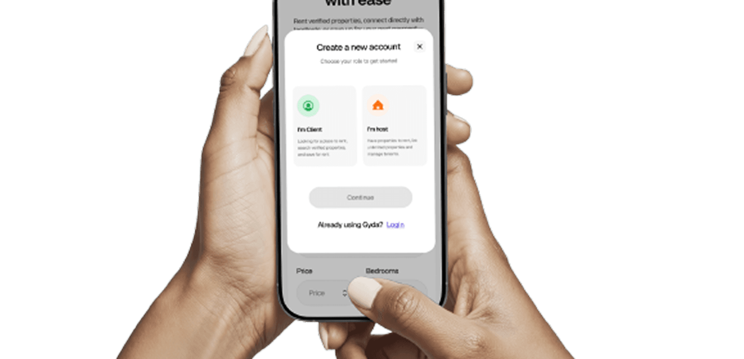 Gyda app on mobile